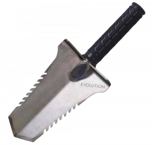 Evolution Short Handled Stainless Steel Trowel With Teeth